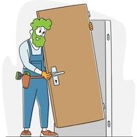 fix a sagging door