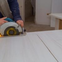 how to cut formica countertop