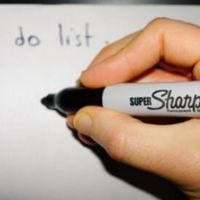 how to get sharpie off table