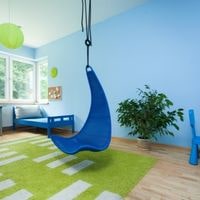 how to hang swing from ceiling