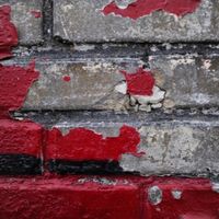 how to remove dried paint from brick