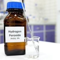 putting hydrogen peroxide