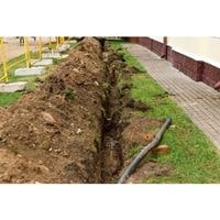burying water supply pipes