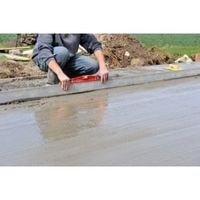 how to level exterior concrete slab