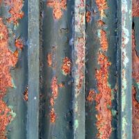 how to rust corrugated metal