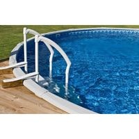 setting pool ladder