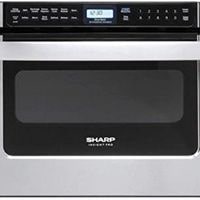 sharp microwave drawer not heating