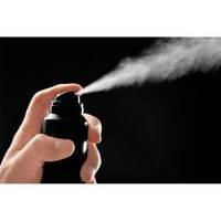 using odor eliminating spray