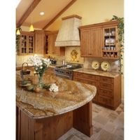 what color granite goes with honey maple cabinets 2022