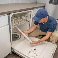 why whirlpool dishwasher leaking underneath